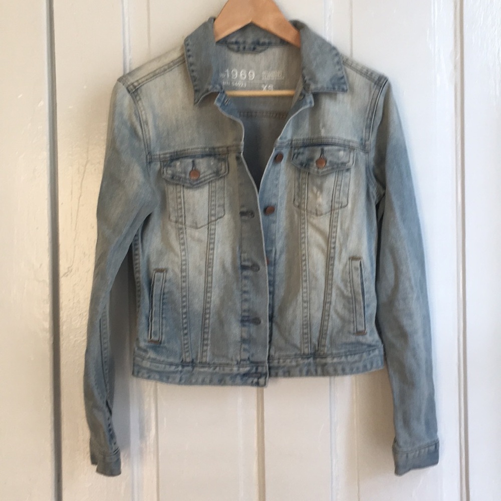 Gap Icon Denim Jacket - Destructed - image 1